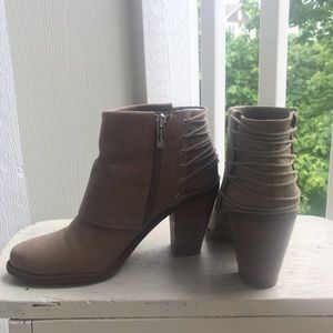 Taupe booties